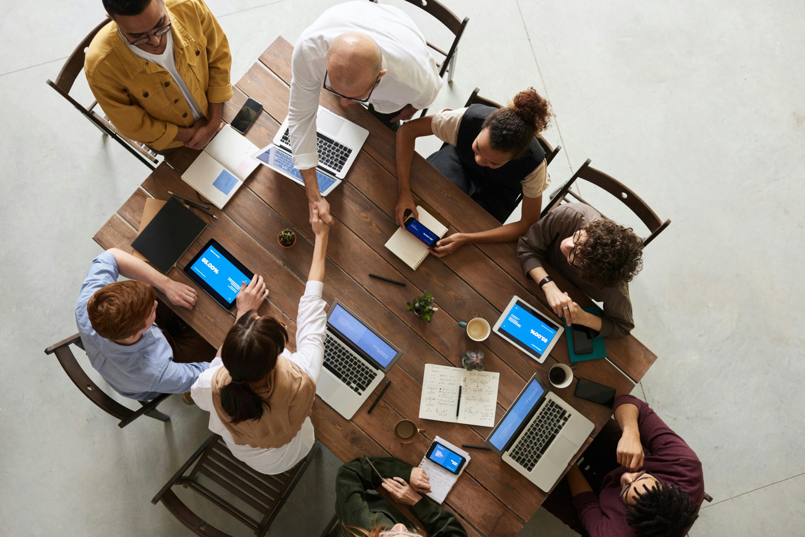 team meetings of digital marketers
